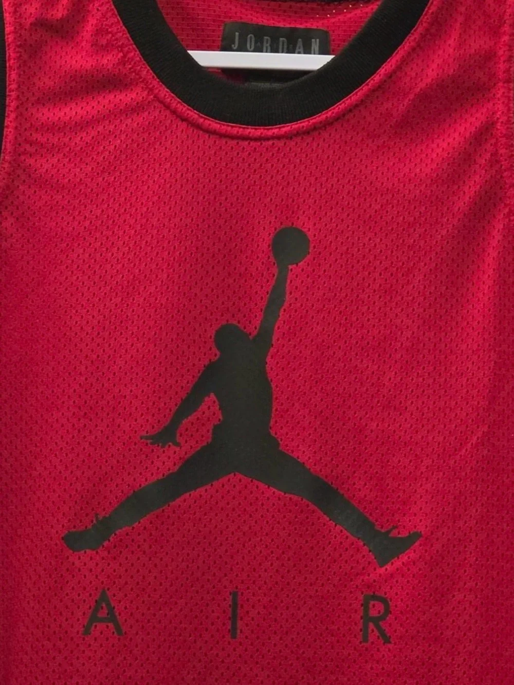 Air Jordan Mens Red Basketball Jersey